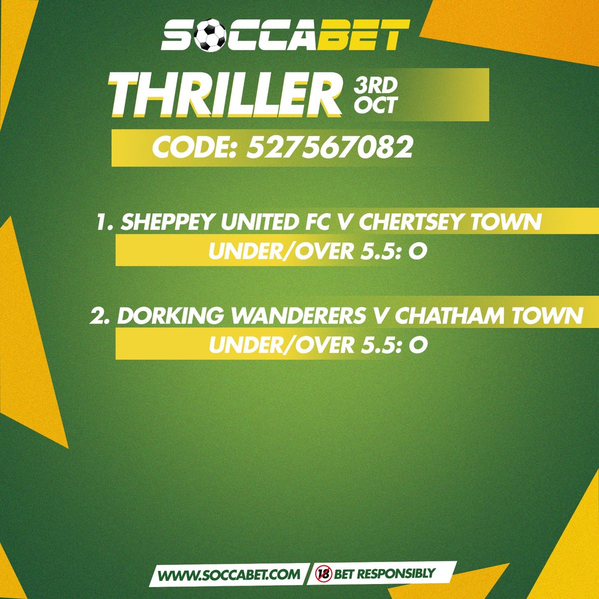 soccabet's tweet photo. The weekend is here and these are the predictions for today. Bet on Favourites, Safe, Thriller and other sports predictios on the Soccabet app now. #betresponsibly🔞 #BetWithSoccabet https://t.co/MiHEGun4L2
