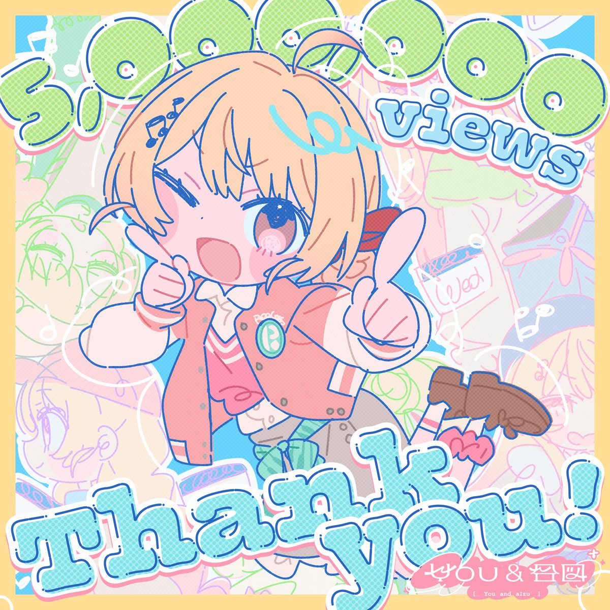 otonosekanade's tweet photo. 『You ＆ 合図』
5 MILLION VIEWS！🎉

たくさん聴いてくれてありがとうー！🎹✨

🎧 MV
https://t.co/ShS7Pa1Wlo https://t.co/dA5O0JAOH6