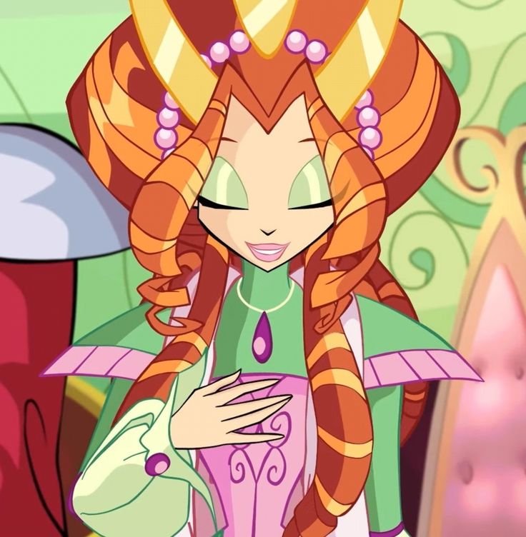 thebloomix's tweet photo. Daphne being blonde has always bothered me. She should've been a redhead, like her parents and her sister, who all sport different shades of red. The royal family of Domino being exclusively redheaded would've been so cool. Quite frankly, there are too many blondes in Winx Club. https://t.co/r4xnIjYu36