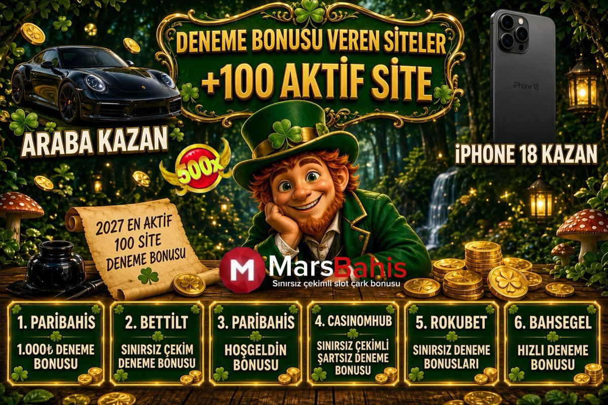 Edanzna's tweet photo. Hafta sonuna özel! Deneme bonusu veren siteler arasından en güvenilir bahis siteleri listesi. Güvenilir bahis siteleri ile deneme bonusu fırsatlarını kaçırma, hemen incele! Bonuslar 👉 https://t.co/GARKPvONy6

#DenemeBonusu
#DenemeBonusuVerenSiteler
#GüvenilirBahisSiteleri
#Slot https://t.co/BCRSRzWjZO