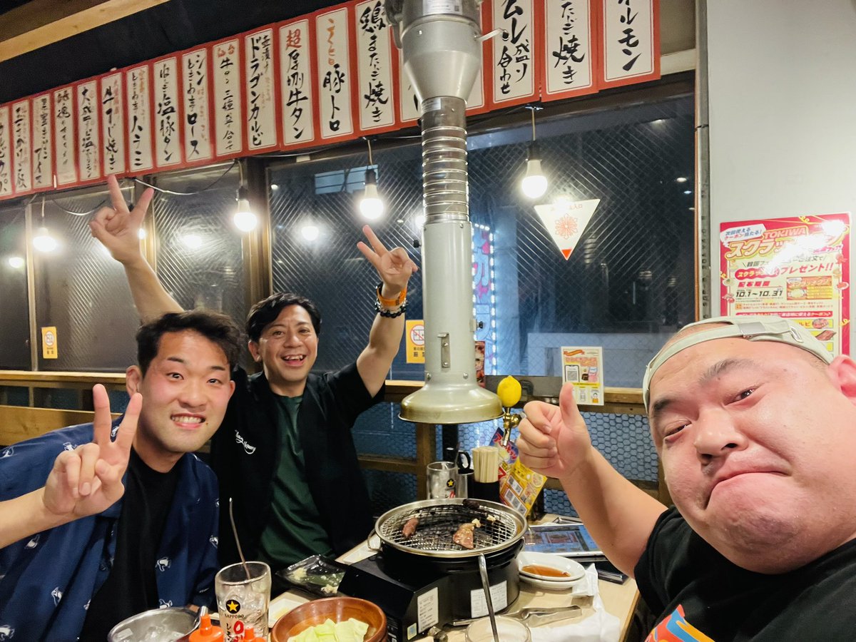 nakayan_yasu's tweet photo. 焼肉で腹ごしらえして、これからミホトトライブ行く✨ https://t.co/5bqMRTKfsw