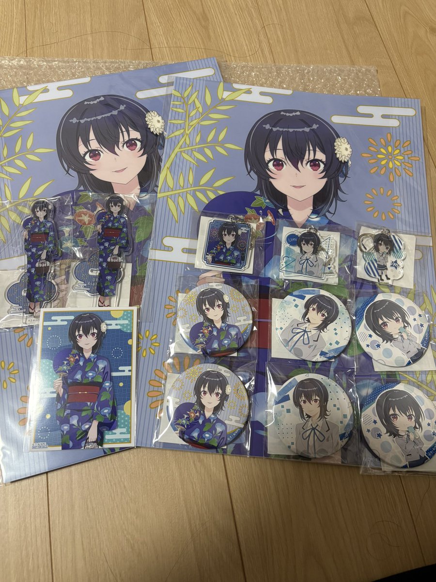 seida_ou02's tweet photo. #クラにか
くじ引き堂で買ったクラにかの商品届いた！
S賞欲しかったけど、C賞とブロマイド以外は2個づつゲットできたので大満足！ https://t.co/8Pyw1d8XmU