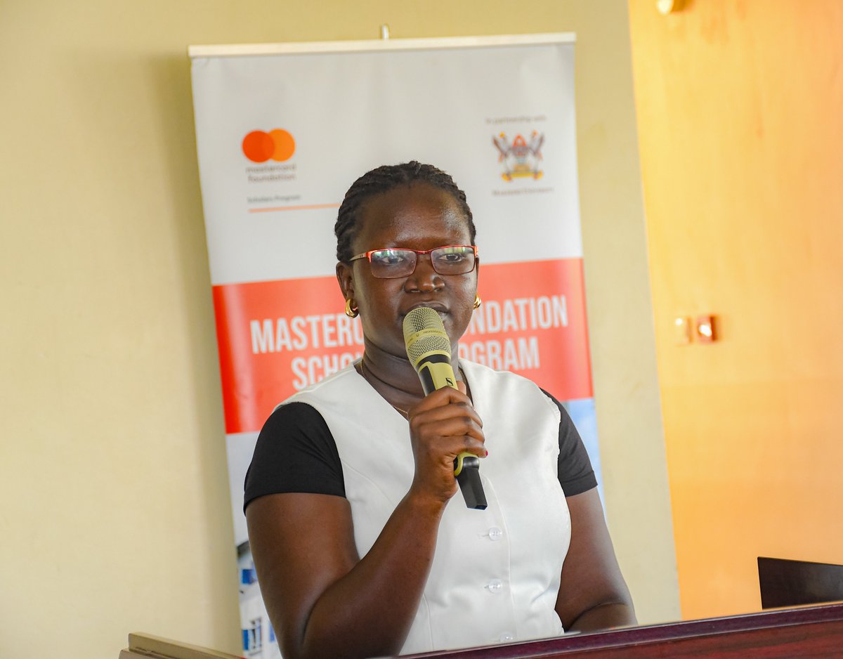 MCFMakerere's tweet photo. Speaking to Cohort 9 Scholars, our alumna Rosemary Adongo encouraged the students to think positively and be intentional about what they watch and listen to, noting that the content they consume can shape their mindset, choices and outlook on life. https://t.co/ItkHn4Pbs3