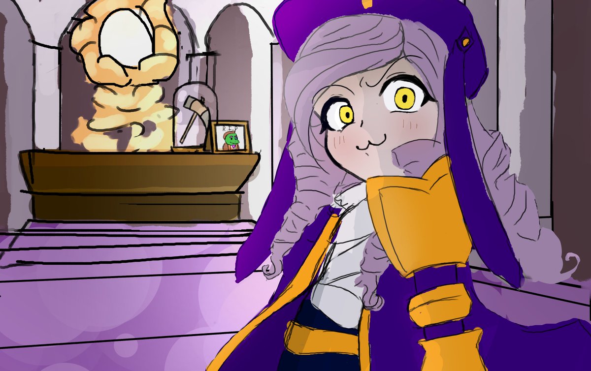 renawaffle's tweet photo. Day 2: Welcome to the Cathedral
(super rushed cuz I had to work ;-;)
＃うみねこFA #Umitober #Umitober2026 https://t.co/mGnQci1mpX