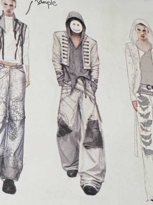 jkcolector's tweet photo. the sketch                                     the finished look https://t.co/y1MMIApy5k