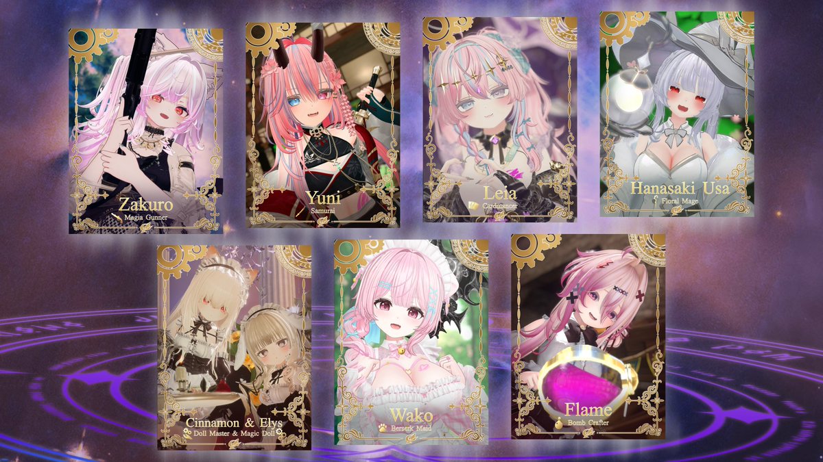 AlaViola_VRC's tweet photo. ⚔️ 本日の冒険者はこちら！！ 🪽
今夜、皆さんと一緒にクエストへ挑む冒険者たちです！✨
誰とパーティを組むことになるのかは、転移してからのお楽しみ👀
今宵の出会いと冒険をお楽しみに！！

※女性アバター限定のイベントです。
転移の際は、女性アバターでお越しください！🪽
#VRCアラヴィオラ https://t.co/YiOSKsxhXV