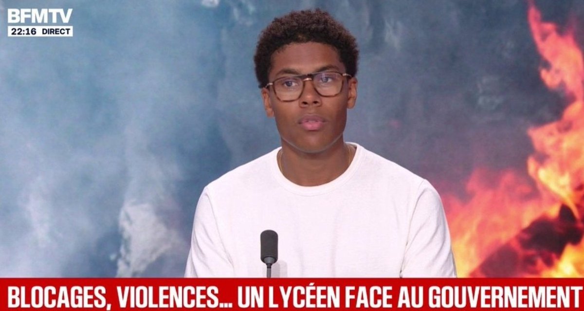 lthe_z's tweet photo. LFI manipule les étudiants.
Mais le seul que les médias invitent pour témoigner, c'est un jeune engagé dans la campagne de Gabriel Attal. https://t.co/ZSAaie26yR