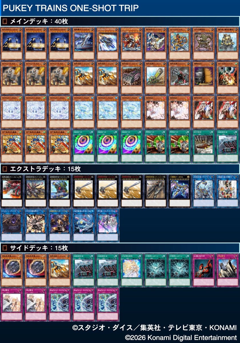 puff_CS's tweet photo. 第2回 ぱふCS 大会結果
1位　YamiさんーD-HERO

2位　ラビタンさんー無限起動列車

3位 　タネコロさんー破械

4位　りょうへいさんーD-HERO

おめでとうございます！🎉ご参加いただいた皆様ありがとうございました！

次回もよろしくお願いいたします！

#ぱふCS https://t.co/daf5lBPaX8