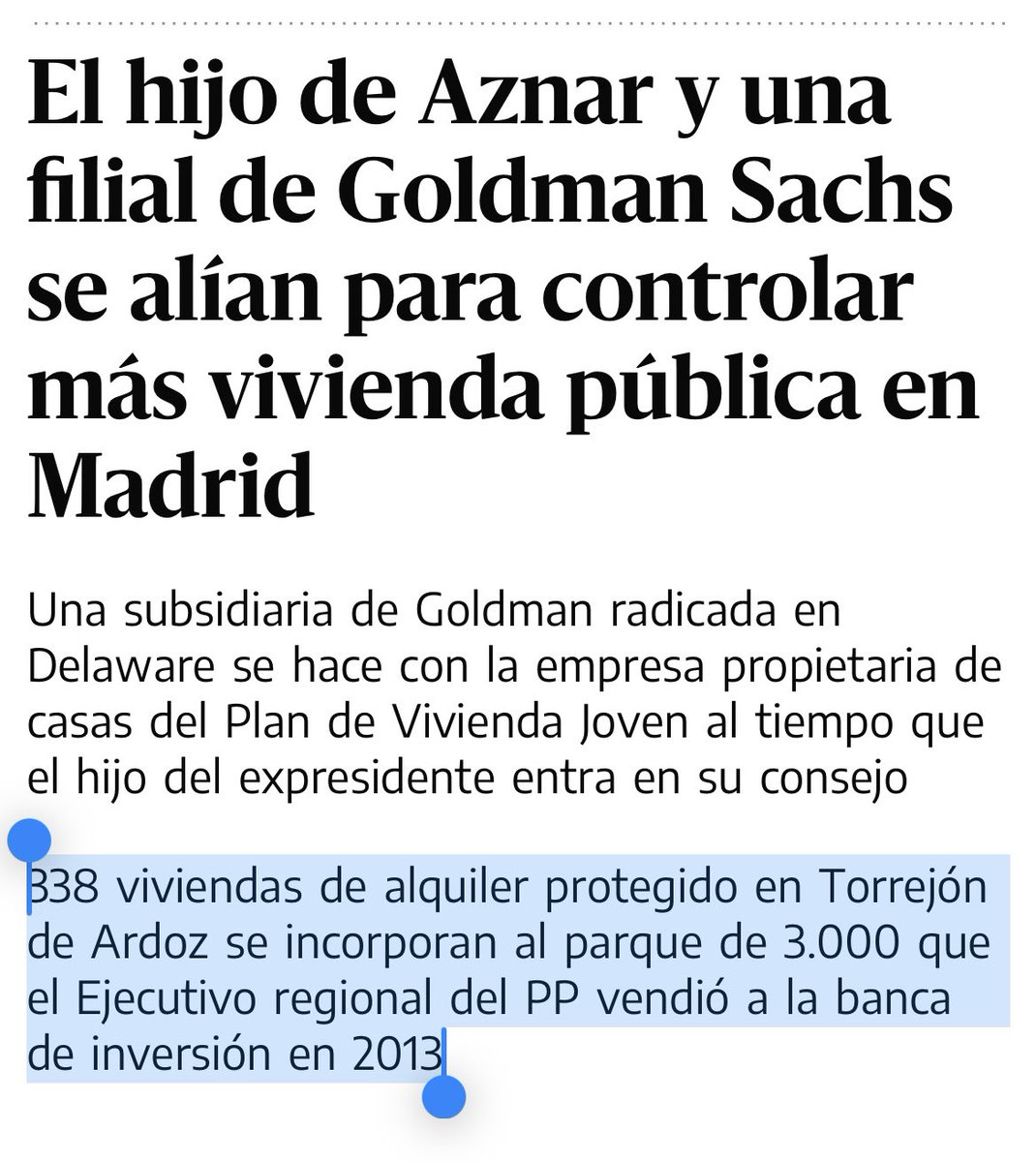 rosira_rosi's tweet photo. 338 viviendas de alquiler protegido en Torrejón de Ardoz se incorporan al parque de 3.000 que el Ejecutivo regional del PP vendió a la banca de inversión en 2013

las comunidades autónomas tienen la competencia exclusiva principal en materia de vivienda https://t.co/HKnsBeDFVp