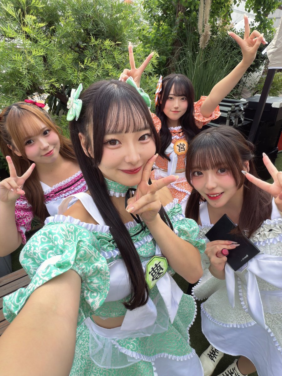 menkoina_tohoku's tweet photo. 『上大岡アカフーパークわくわくアイドルライブ』
お越しいただきありがとうございました🌈

花鈴と花音は久しぶりの参加🩷🤍
夢子とすいは初めての参加💚🧡

みなさん優しくてのびのびやらせていただきました✨

東京遠征1日目‼️
このまま頑張ります💪
（初日は横浜ですがまあそこは🤫）

#めんこいな東北