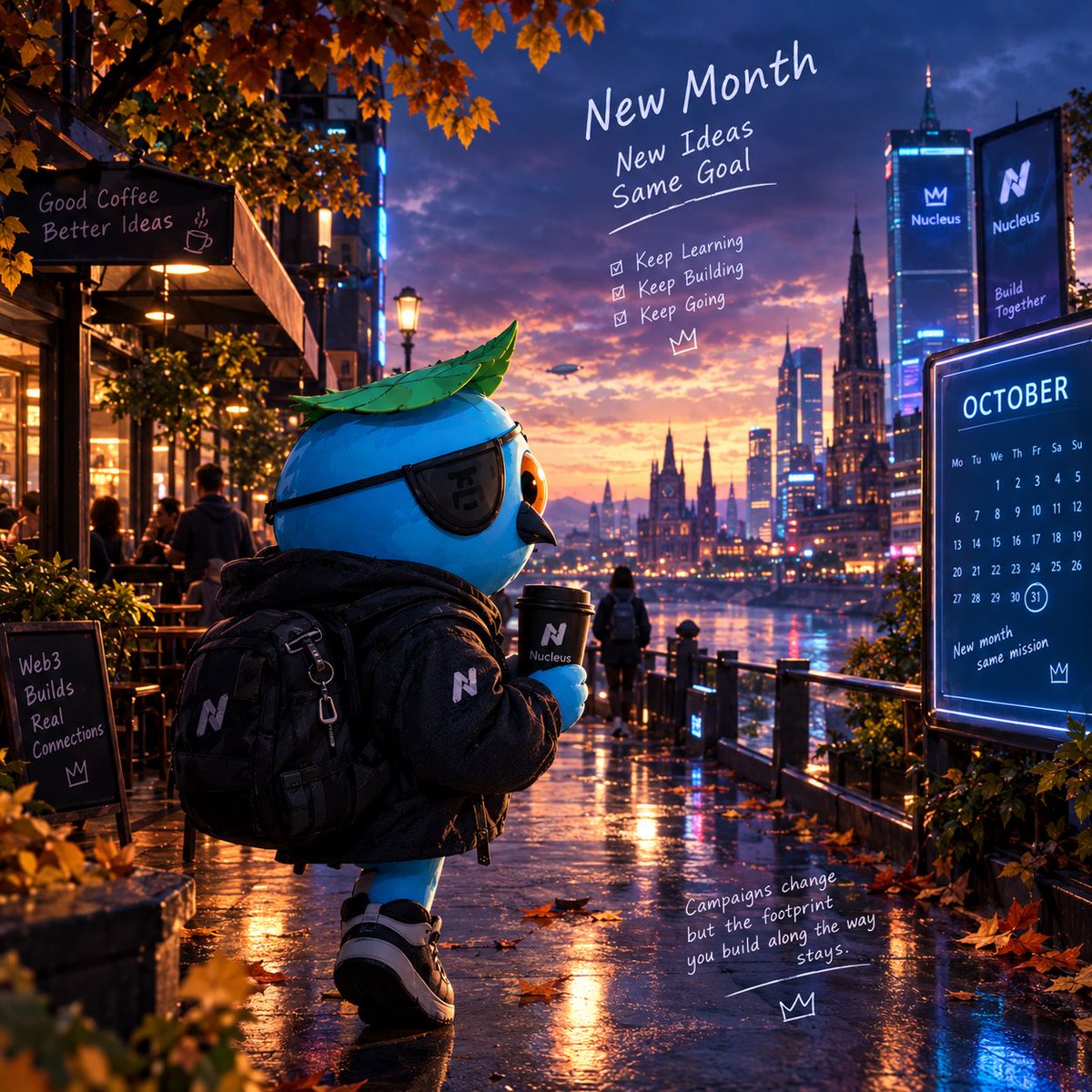 Arshia972's tweet photo. october feels different already
new month
new ideas
same goal
keep showing up
keep learning
keep building
campaigns change but the footprint you build along the way stays
curious to see what this month brings with @NucleusCodes
#Nucleus $AURA https://t.co/gwKBBih5ze