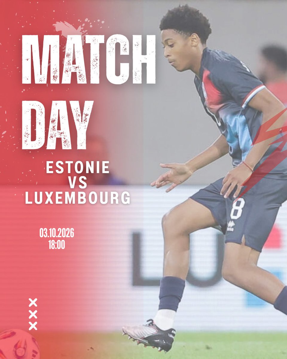 ActuFootLUX's tweet photo. JOUR DE MATCH
🇪🇪 ESTONIE - LUXEMBOURG 🇱🇺
🏟A. Le Coq Arena
⏰ 18:00
🏆 Nations League
📺 RTL (🇱🇺), Dazn (🇩🇪), L‘Equipe (🇫🇷)
#ESTLUX #RoudeLéiwHuelSe https://t.co/ImljeAG4Zy