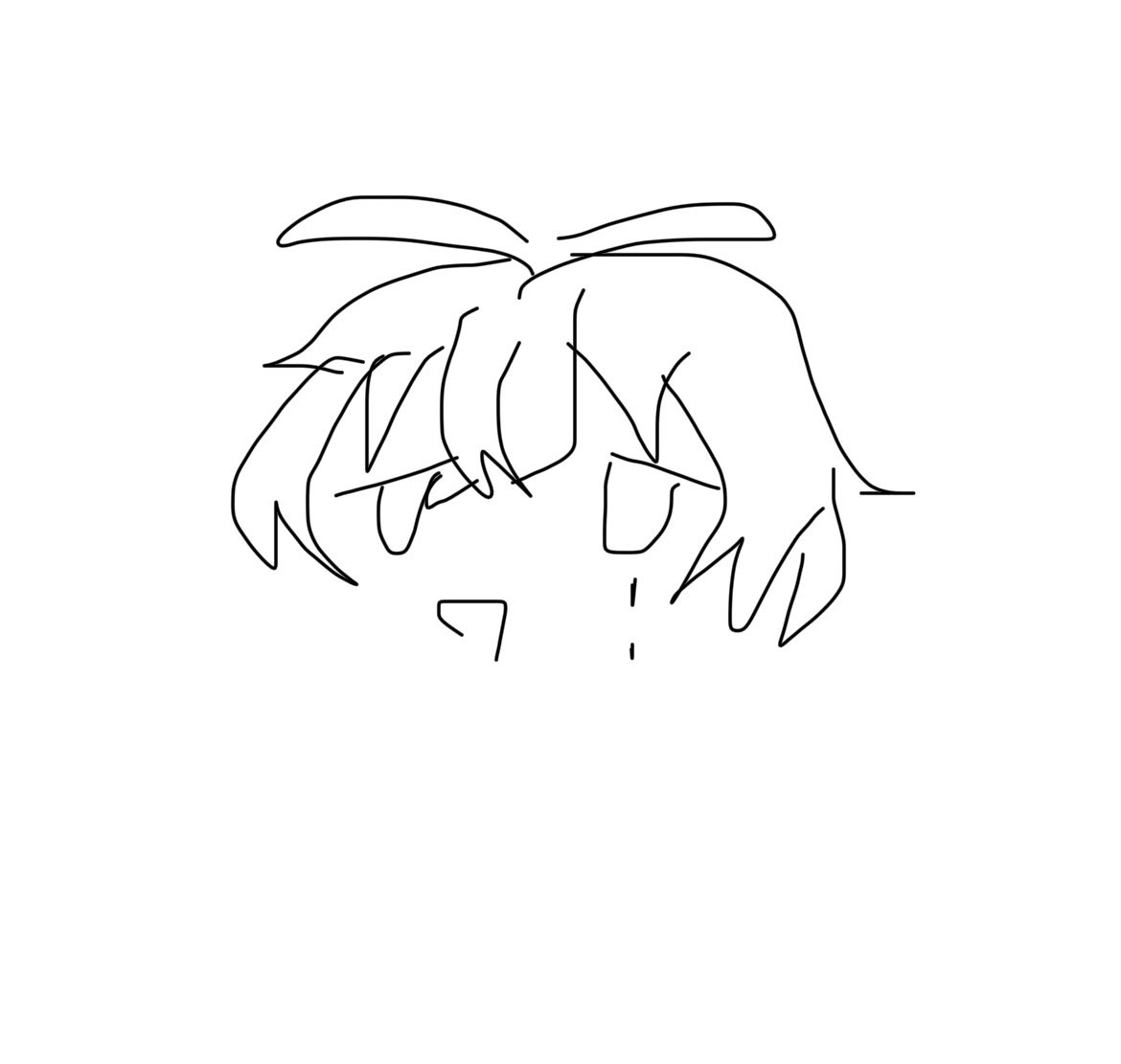 M_kan_360's tweet photo. こちら、昨日暇してた時にスマホで描いた叢雲添、
その名も暇雲添です https://t.co/wTwzxWD4kO