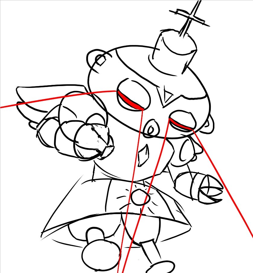 Gach4ddict's tweet photo. so I saw this fanmade redesign of Shakkoumon(as if it needs one when it's already a good design)

so here's my crappily made quick sketch because I just wanted to put my idea down
alao I thought it'd be neat if the head could detach like the Golem from Terraria https://t.co/SfnOz4P48N