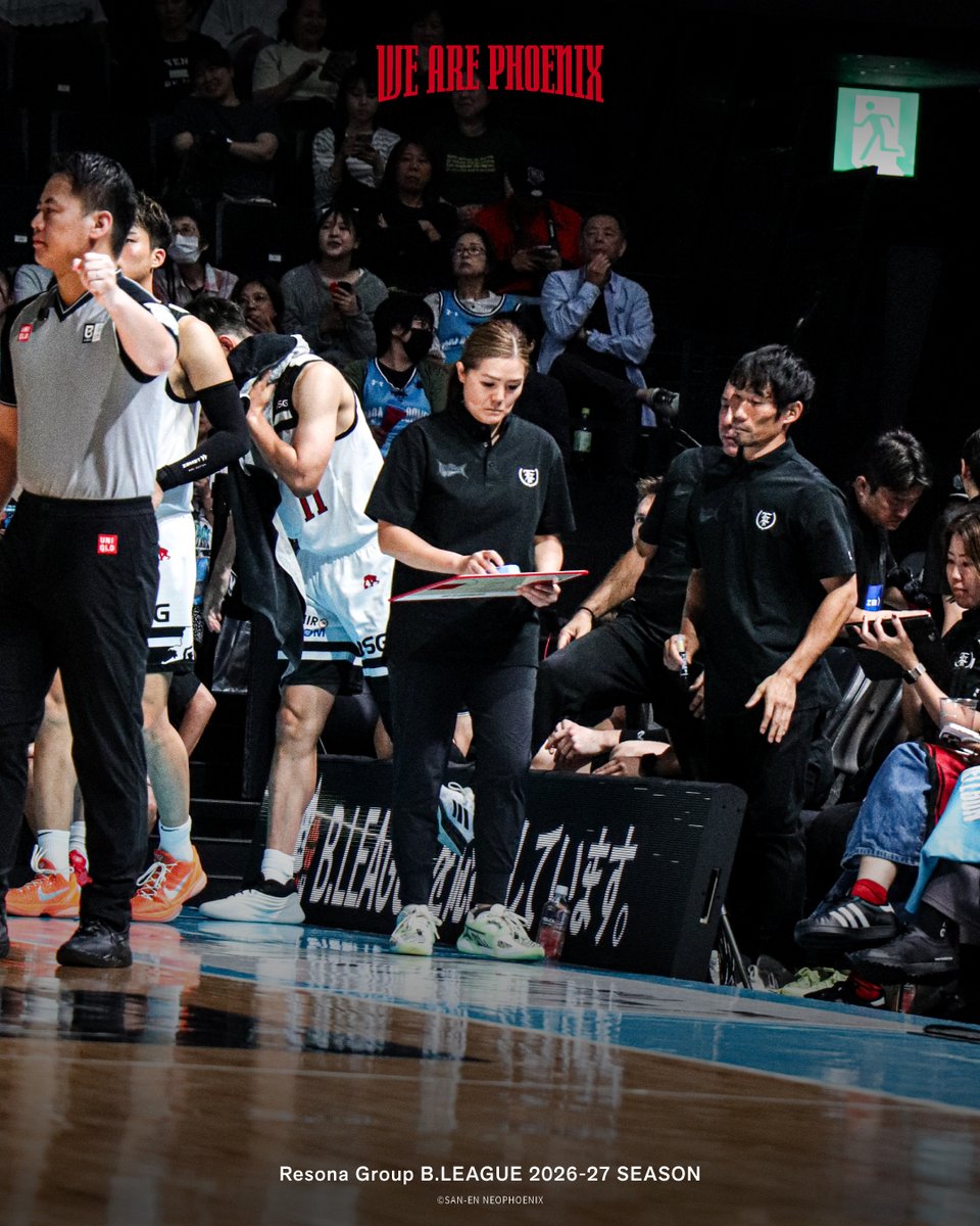 NEO_PHOENIX's tweet photo. 【試合結果】

りそなグループ B.LEAGUE 2026-27 B.LEAGUE PREMIER リーグ戦　

2026年10月3日（土）
#佐賀バルーナーズ 戦

三遠 97-61 佐賀
1Q　27-22
2Q　23‐14
3Q　29‐15
4Q　18‐10

全員でつかみ取った大きな１勝👏

この会場に来ることができなかったメンバーのためにも明日も全力で戦います！応援のほどよろしくお願いいたします🔥

#りそなグループ
#Bリーグ
#三遠ネオフェニックス