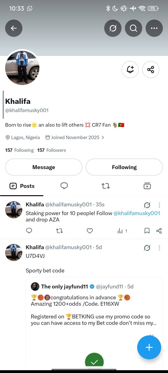 favour_210_'s tweet photo. @khalifamusky001 Done sir 🫡

2035785743
Kuda
Favour https://t.co/5EN734BeHx