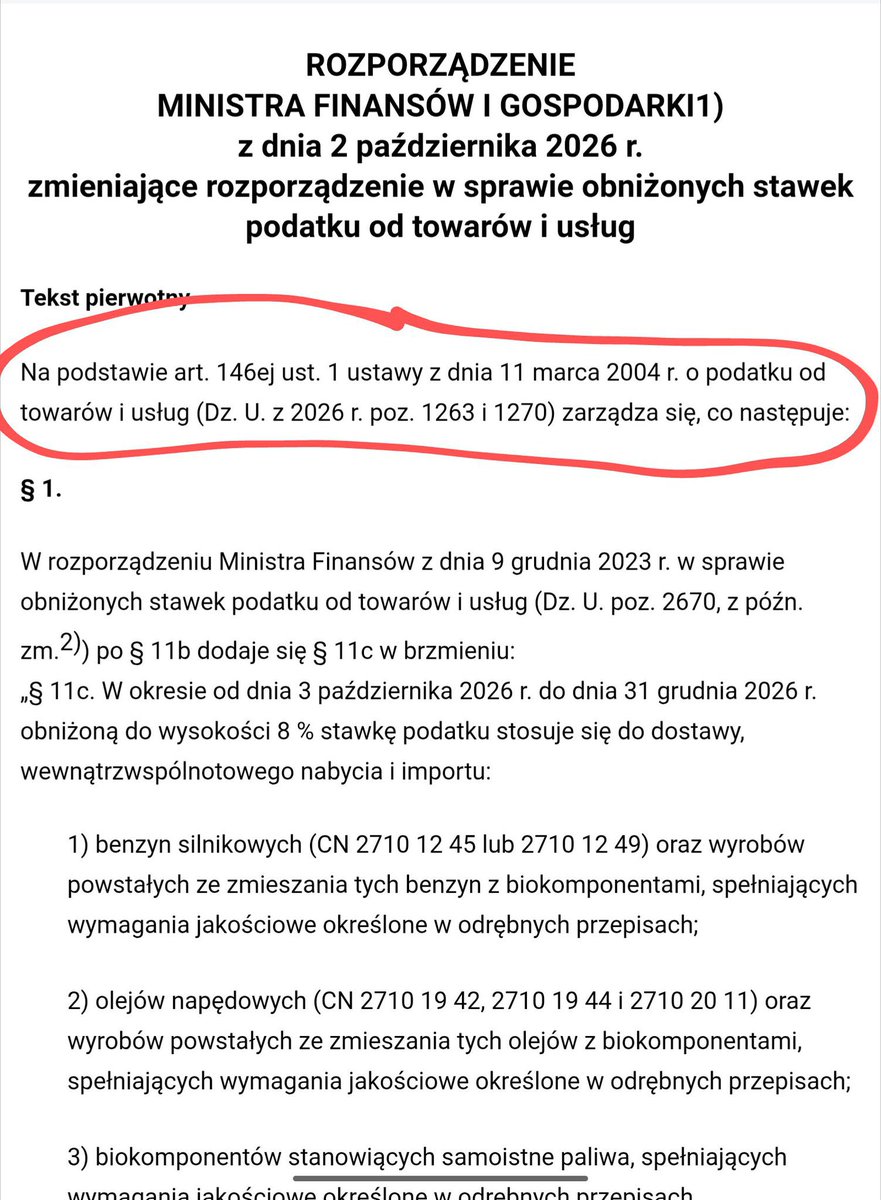 TulWinPrzem's tweet photo. @czuchnowskiw Przecież Tusk nie potrzebował podpisu prezydenta.
Wydał rozporządzenie obniżające ceny 
Tusk to obrzydliwa kreatura. https://t.co/rV0o6Fq1Zd