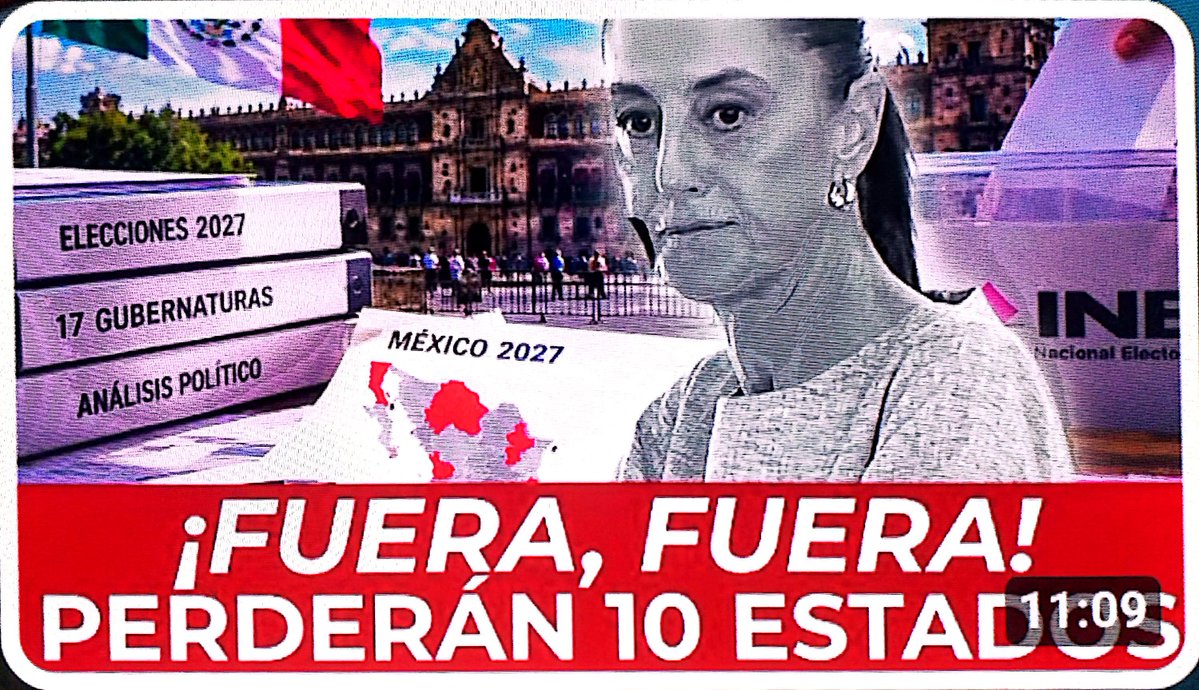 PorMiMexico71's tweet photo. Esperemos que no solo sean 10 Entidades las que pierda MORENA en 2027.

Sin embargo, muchos morenistas se pasarán antes al PVEM, PT o Movimiento Ciudadano.

Si en 2027 no le quitamos la mayoría en el Congreso, terminará siendo México un país comunista. https://t.co/j4AqXzrxQV