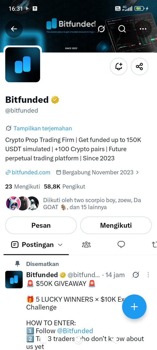 pipindudd's tweet photo. @bitfunded DONE 
@Berkahmelimpah_ @iamvirgocute @Rejekinomplok01 https://t.co/qkPcYC1rpX