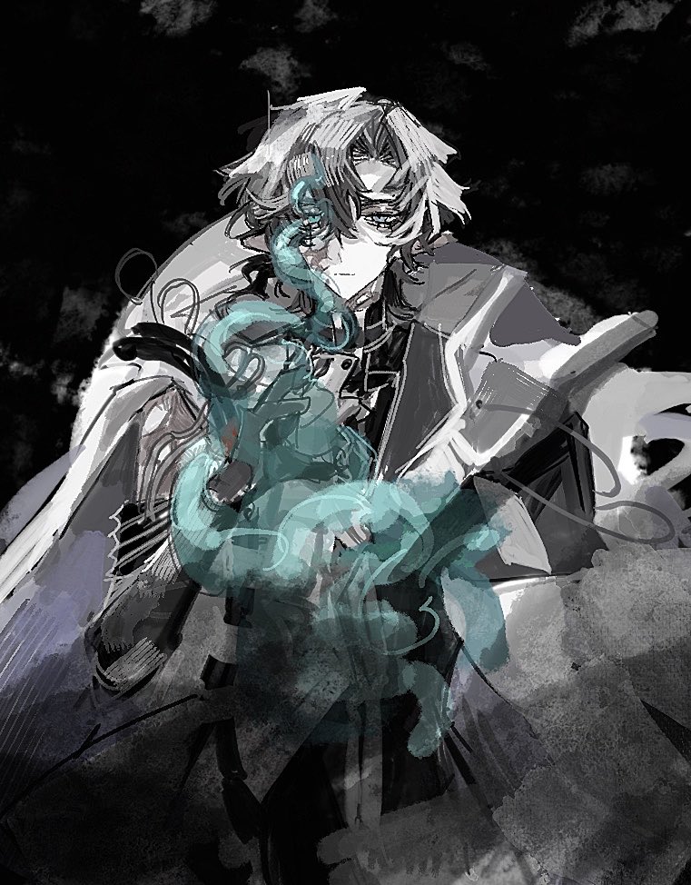 methjh's tweet photo. The scarred Aegir💙💙 https://t.co/QhSOlxnp8L