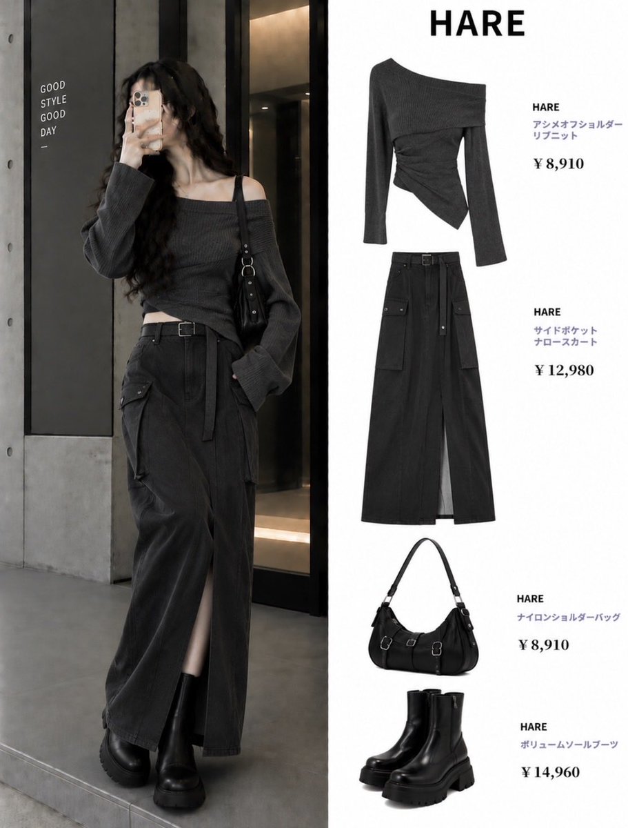 honesuto_more's tweet photo. HARE、骨ストの細見えモードが強い🖤
首元すっきり×縦ラインでゆる服でも盛れる。 https://t.co/9p3nfLx5V5