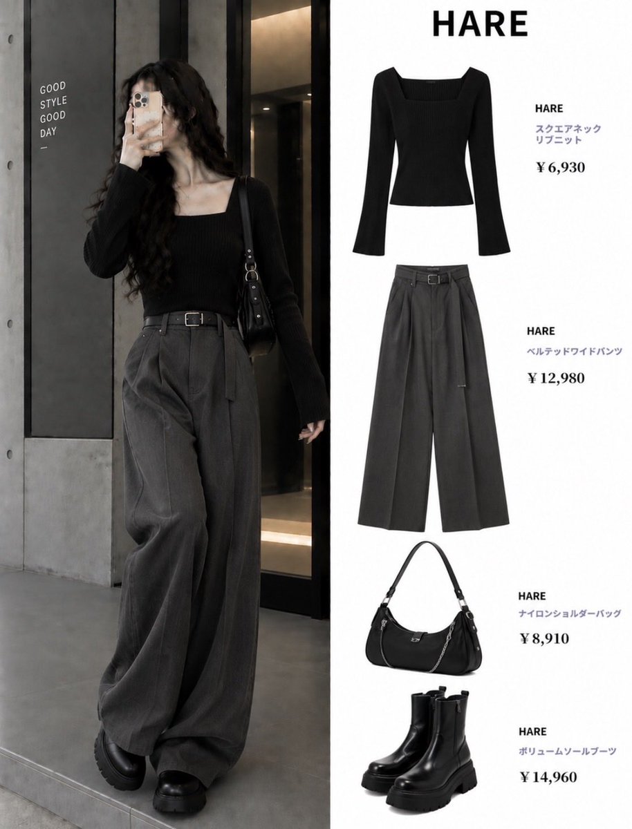 honesuto_more's tweet photo. HARE、骨ストの細見えモードが強い🖤
首元すっきり×縦ラインでゆる服でも盛れる。 https://t.co/9p3nfLx5V5