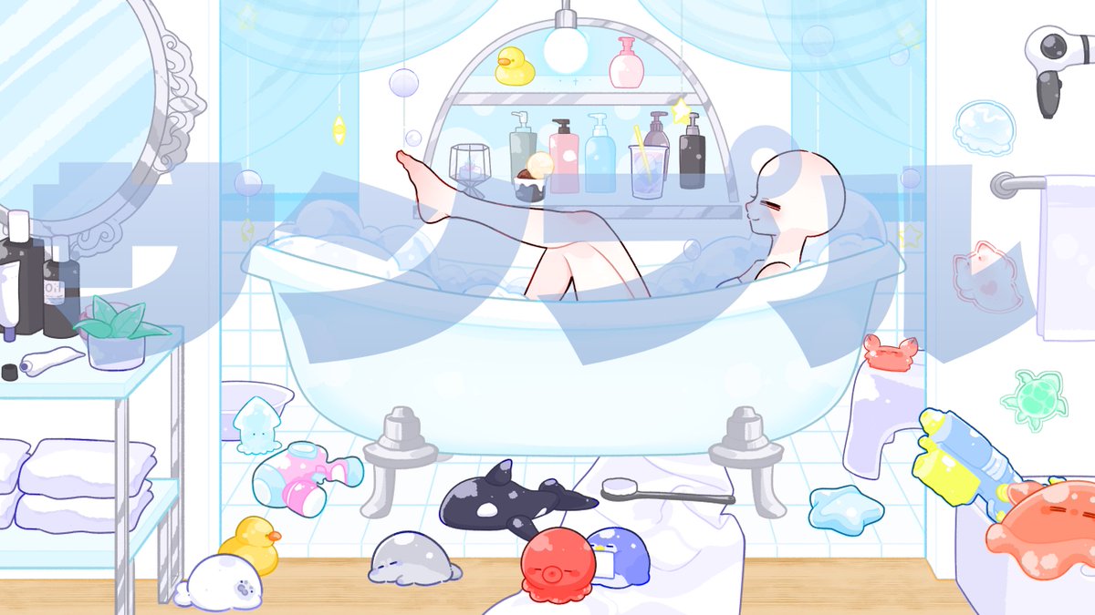 29kunikiya29's tweet photo. 🛁あわあわお風呂🫧1枚絵無償企画
今月開催の｢お風呂量産企画｣の作品から一コマ(イラスト)をプレゼントいたします🛁🫧
 ※服装・背景はサンプルのもとになります

応募方法❥･•👤♡(♻で確率UP)
締め切り❥･•10月末まで
当選人数❥･•多分1人

#無償企画
#無償イラスト
#イラスト企画 https://t.co/AXKSKj42F6