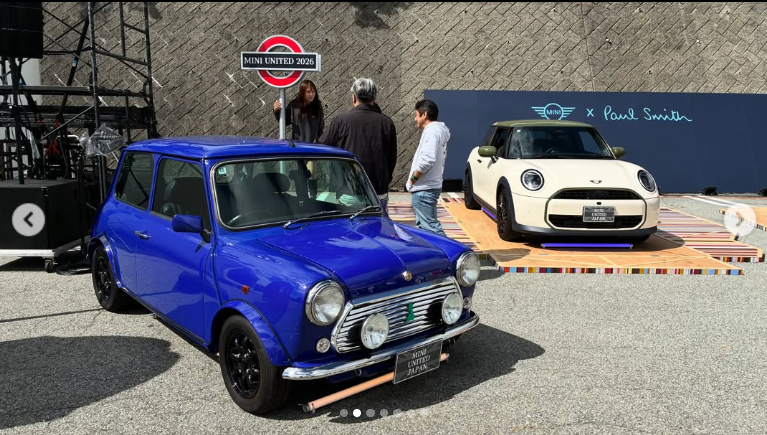 GlanzMini's tweet photo. 【#MINI成田】
全国からMINIが集結!日本初開催「MINI UNITED」の景色は圧巻…!✨
ポール・スミス限定車など愛が詰まった空間に胸が高鳴ります。
熱気溢れるイベント、ぜひ保存してね🔖
#MINI #MINIUNITED #ミニクーパー #愛車 #MINI成田 https://t.co/D76eNIQWp6