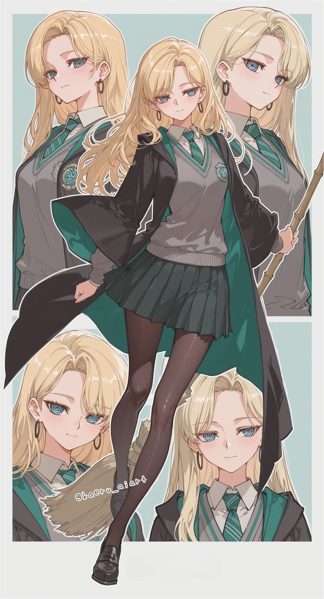 kaeru_aiart's tweet photo. 女体化マルフォイちゃん #malfoy https://t.co/IeweapClDt