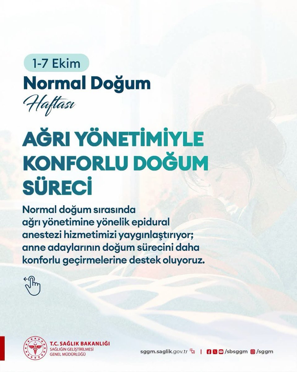 dhaltinova's tweet photo. Sağlıklı bir gelecek ve güçlü bağlar için normal doğumu destekliyoruz 🤍

Ebe polikliniklerimiz, gebe okullarımız, Annelik Yolculuğu mobil uygulamamız ve doğum hizmetlerimizle bu özel süreçte anne adaylarımızın her zaman yanındayız! https://t.co/pyRACQidsp