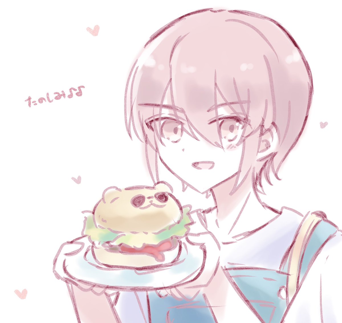 matcha___iiyone's tweet photo. ���クガコラボの春市くんめちゃ可愛くて好き🍔たのしみ🎶 https://t.co/63wTpYh1Y0