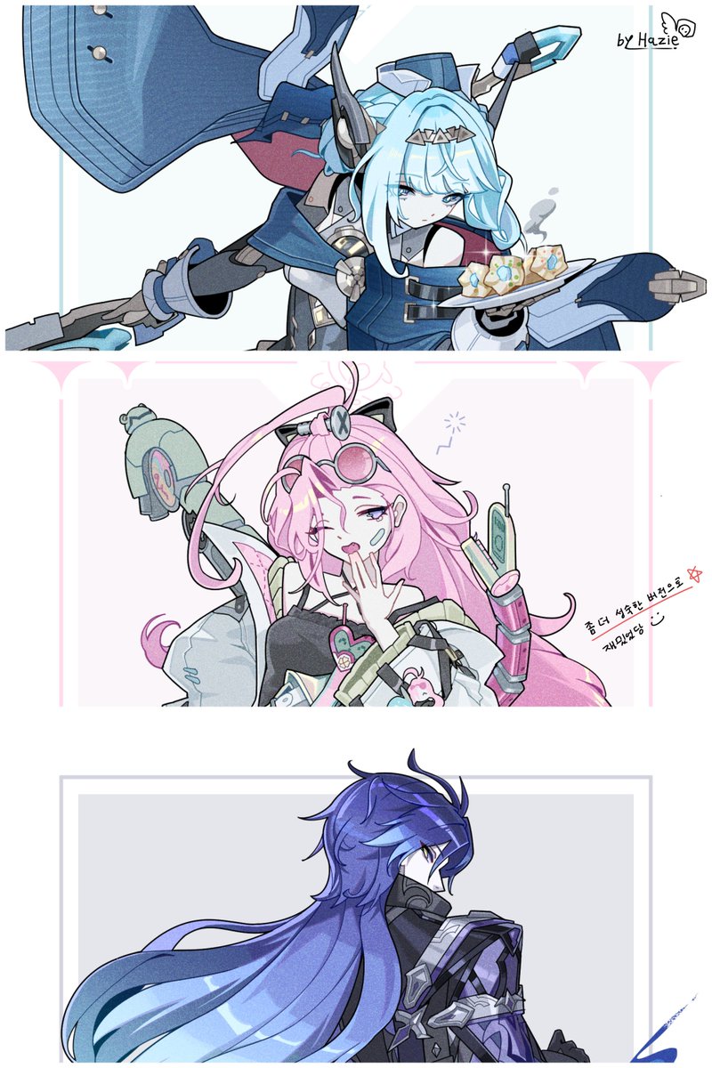 FlinsFamily's tweet photo. Flins, Ineffa, and Adult Aino 

(by hazieart on tumblr) https://t.co/RfRRJLR2oo