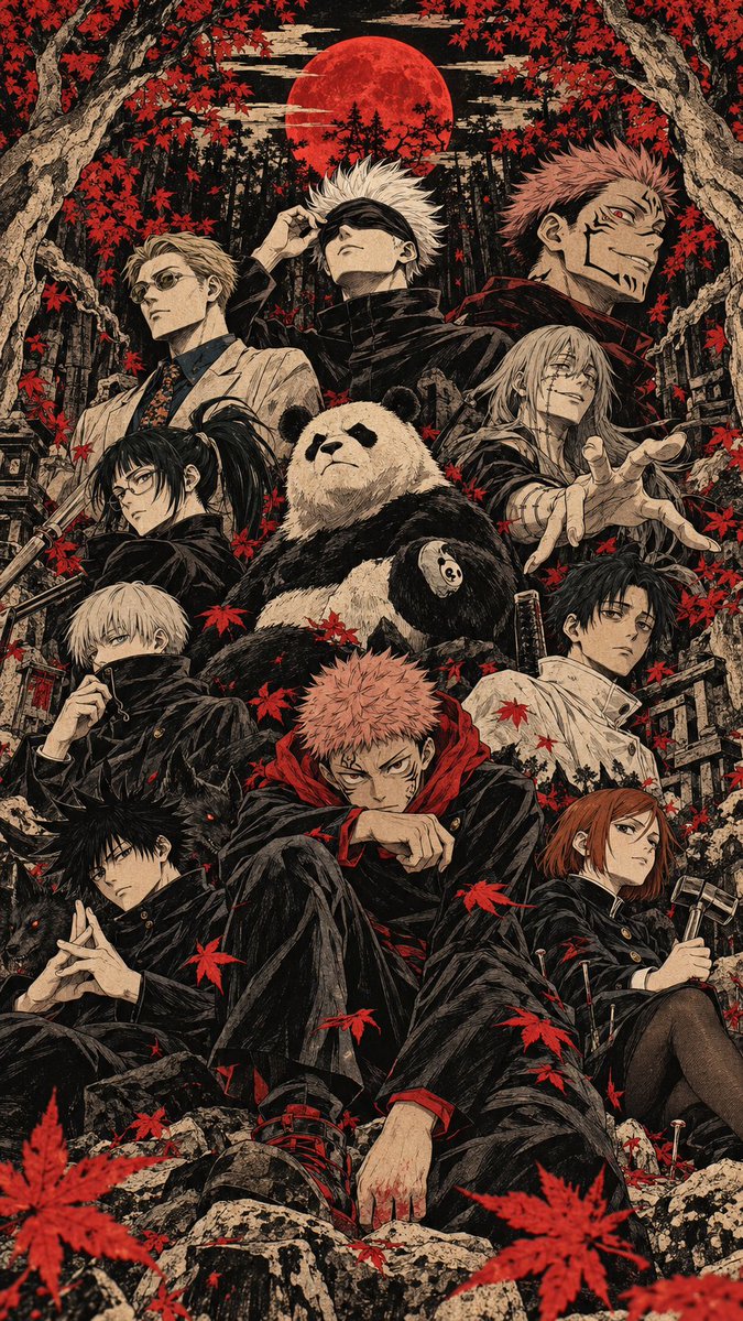 GuruWallpaper1's tweet photo. Legends aren’t born beneath the light—they rise together through the darkness. 🌑🍁

PLUS ULTRA. https://t.co/38H4R41p82