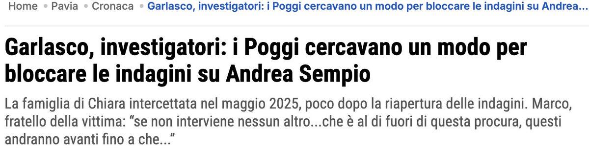 x_leenee's tweet photo. fino a che. #garlasco https://t.co/hwh6KdweuB