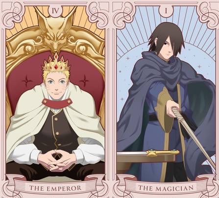 nrsslover's tweet photo. i love when we recall this official art. daddy king naruto x his beloved magician https://t.co/2BMufmhe4f
