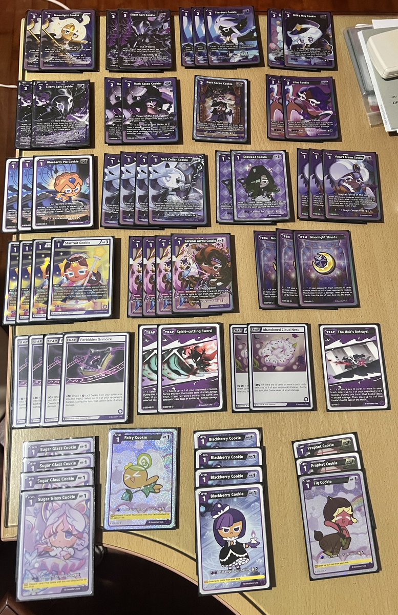 RyanLim20120214's tweet photo. Cookie Run S3 Brave League Finals
Deck Used: 🟣 Guerilla 
11/57 Players
Swiss 5 Rounds: 
G1: 🟡 Arena 🎲✅🎮✅
G2: 🟣 Silent Salt 🎲❌🎮❌
G3: 🔴 Hollyberry 🎲❌🎮✅
G4: 🟢 Longan 🎲✅🎮✅
G5: 🔵PVC 🎲✅🎮✅ @xandermeanderer 

@Darkvimin cookie run best game? 4-1 bubble out tgt https://t.co/4hVi5RlSbF