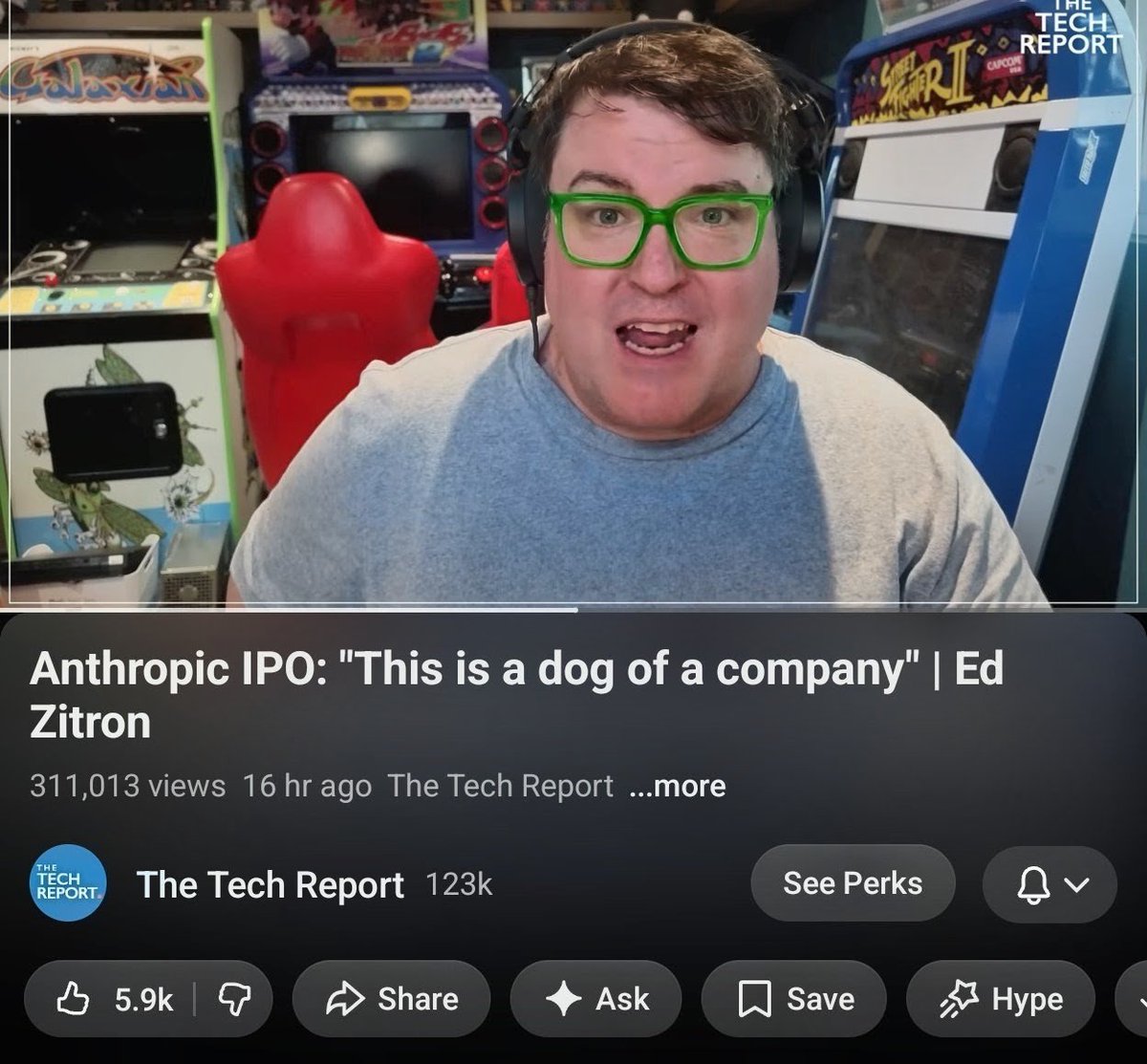 willguyatt's tweet photo. Yes, YouTube has changed how they calculate views, and they come to see Ed, but I'm pleased with how my latest Tech Report video is performing - 310k + views in 16 hours. https://t.co/XCwmszEL91