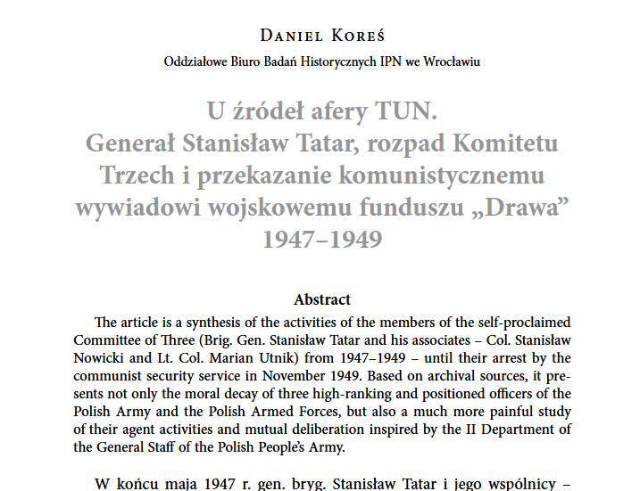mich_kozlowski's tweet photo. 130 lat temu ur. się gen. Stanisław Tatar (3 X 1896-16 XII 1980) szef Oddziału III KG AK 1940-43, w Londynie 1944-47. Do🇵🇱wrócił jako agent gen. Komara wraz z polskim złotem. Aresztowany 1951-56. O ciemnych kartach jego działalności polecam Z. Siemaszko i teksty Daniela Koresia https://t.co/Lvhoj3AlPu