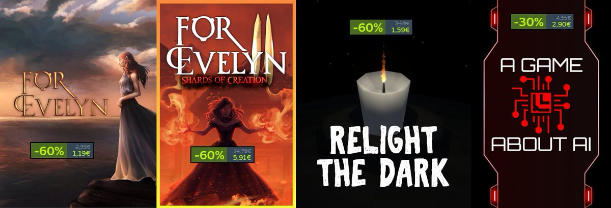 TaleHammer_'s tweet photo. Best time to get my games is now. 

👉 https://t.co/TAU4Vo7NUE 👈

#gamedev #indiedev #indiegamedev #steamsale #steam #sale https://t.co/a3Coe6Oob0