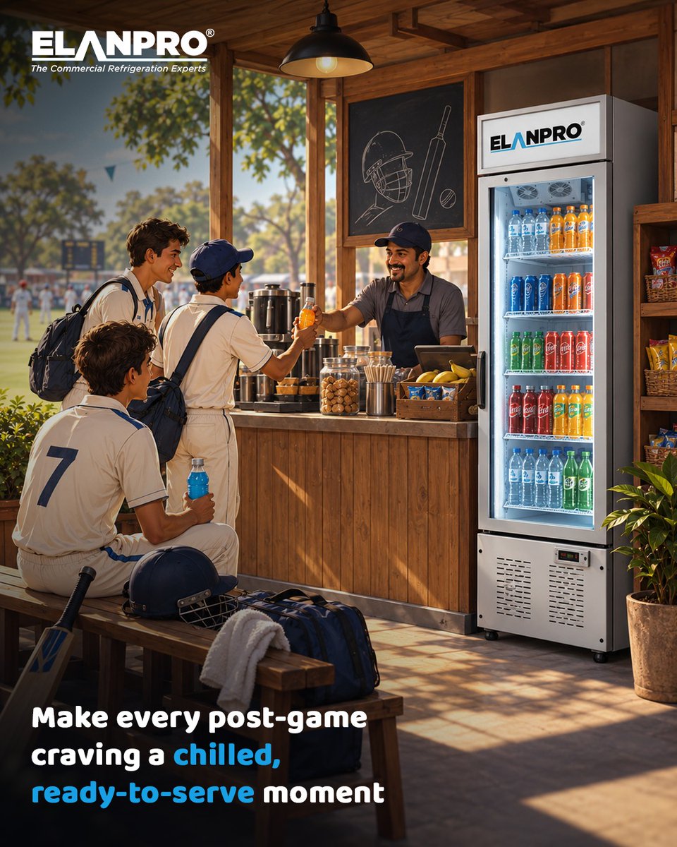 elanpro_'s tweet photo. Elanpro Visi Cooler designed for consistent cooling, clear product visibility, and easy access, so every post-game craving is met in an instant.

Beat the heat. Keep it chilled.

#Elanpro #VisiCooler #CommercialRefrigeration #CoolingSolutions https://t.co/t9OxKjoUyK