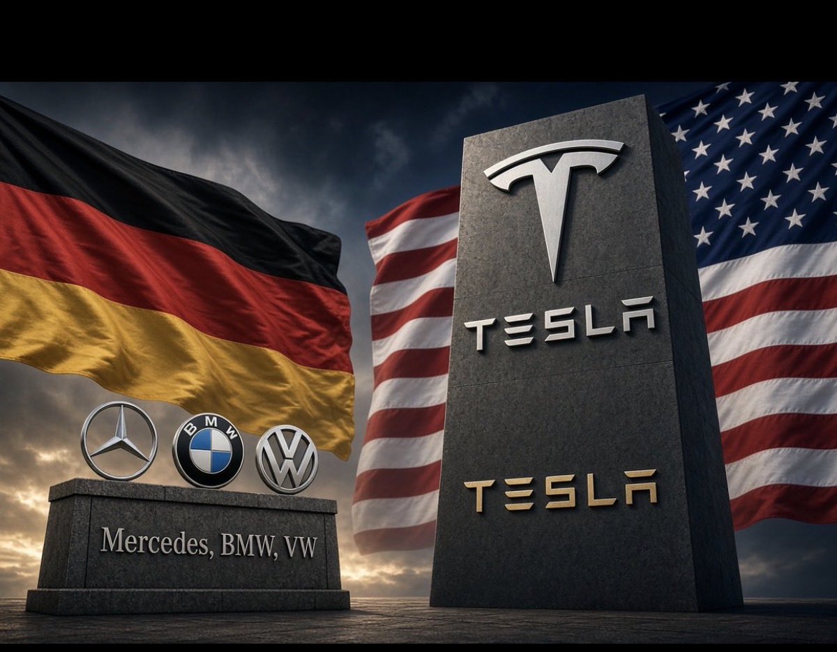 PiusSprenger's tweet photo. Insane! 

Tesla is worth 10x more than 300 years of German car history. https://t.co/1GZaCuoXqn