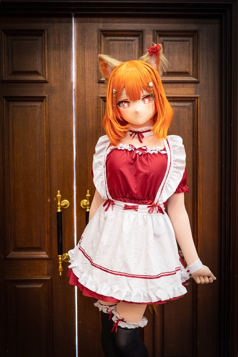 Kuon_Kig's tweet photo. 「おかえりなさいませ♡」

Photo by : @shun_rubber 

 #着ぐるみ  #kigurumi https://t.co/Iqp6hsbNnk