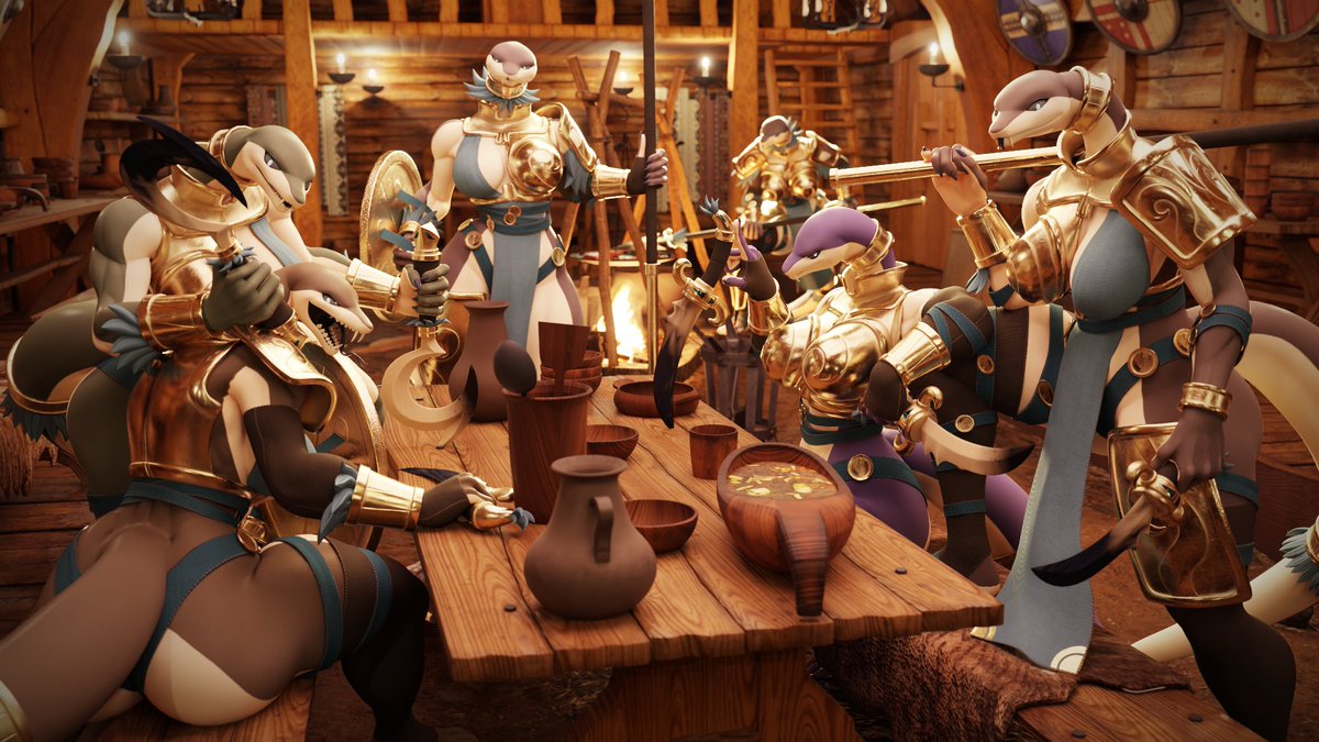 Frihster's tweet photo. You walk into a tavern and saw an army of snakes having their moment. Your mammal blood instantly gotten their attention, what would you do?

For @CeeHaz https://t.co/Q9sXO6JBsF