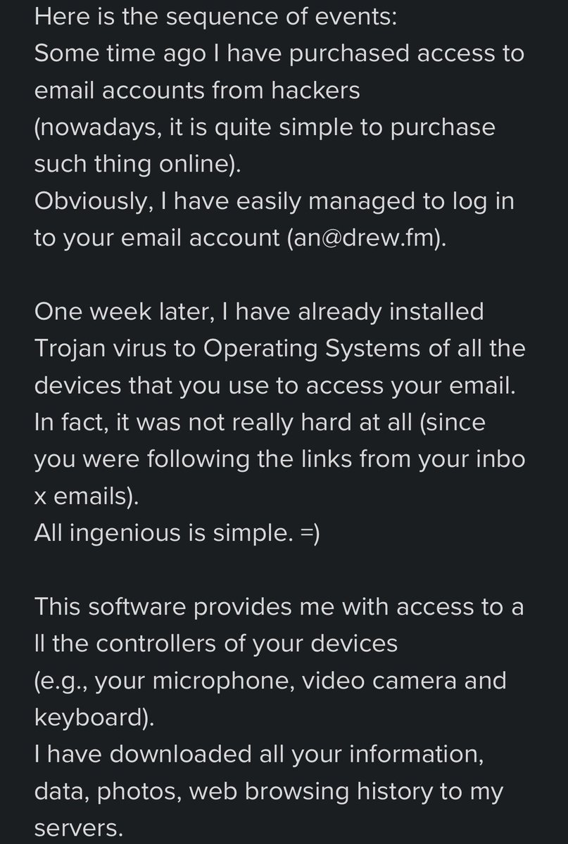 beyera's tweet photo. I find it hard to believe these scammers are the last to embrace AI to further their “business” objectives. But if you want a chance of scamming me at least throw it through a free model and get your grammar on point: https://t.co/hYxPTxUGXB