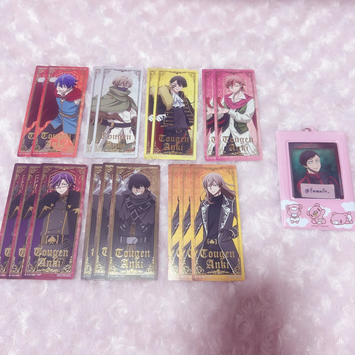 fwmello_'s tweet photo. 【交換・譲渡】
桃源暗鬼 RPG 冒険譚 アニメイト 特典

求┊︎並木度＞300円+送料

譲┊︎画像参照
(無陀野 花魁坂は交換のみ)

●通販でも購入済みなのであと22枚追加します。

・郵送希望
・検索からでもお気軽にお声掛けください♩ https://t.co/KgVbOOKUIE