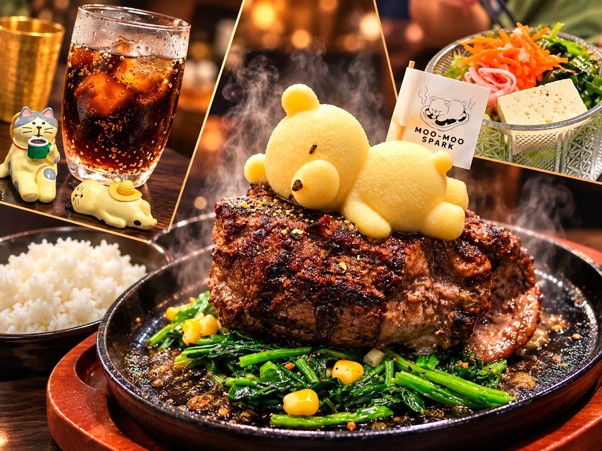 hotmilk's tweet photo. MOO-MOO SPARK 沖縄本店
/那覇市久米

専属運転手に空港まで迎えにきてもらって。
前から行こうと思ってたところ。

クマをどこから切断するかで猟奇度が測れる。
もちろん首から一思いにやってあげます。 https://t.co/tJz3mvmRcL