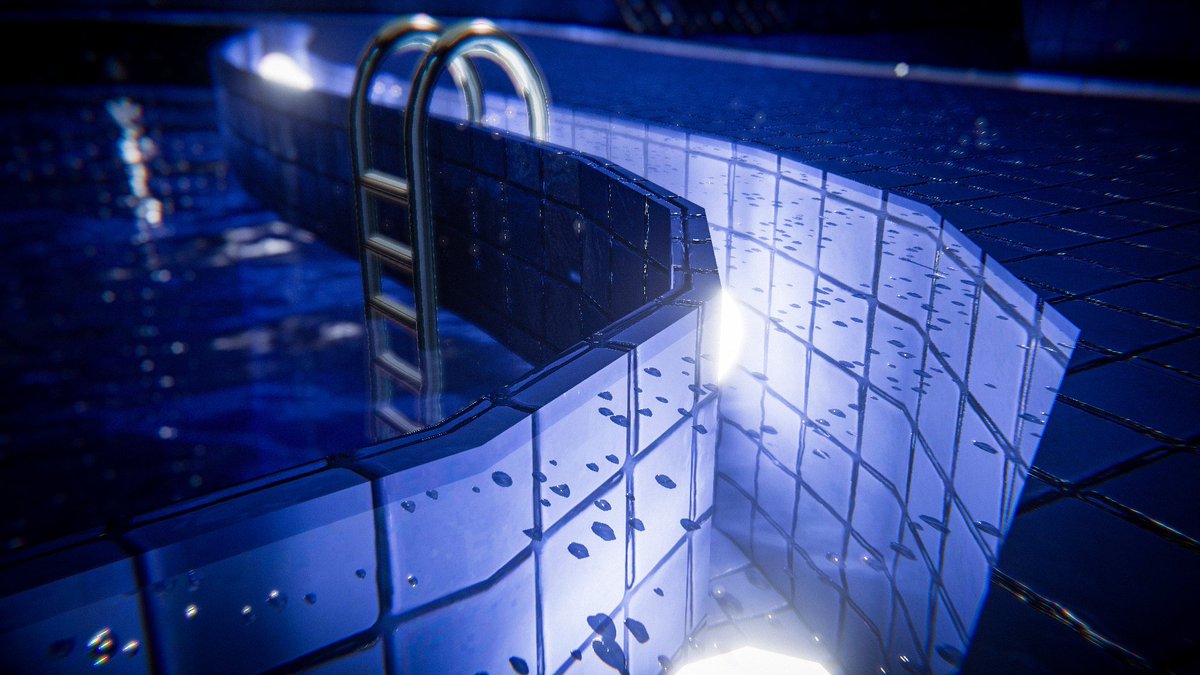 _UTA_VR's tweet photo. 🌐ワールド公開🌐

「LooP PooL」をラボに公開しました！

プールの奥底から無限にループする、狭くて広いプールルームです

自由に泳いでみたり、撮影にどうぞ
ビデオプレイヤーとペンがあるので、気持ちばかりのチルもできます

ワールドリンクはツリーに
#VRChat https://t.co/Fh0CSm9v85