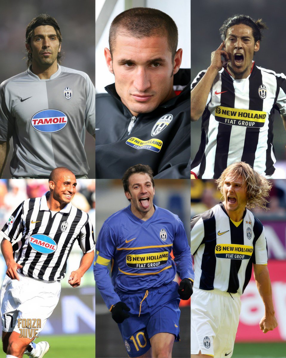 theFJEN's tweet photo. 🔙 THROWBACK: Juventus players who stayed at the club and took a pay cut following their relegation to Serie B in 2006.

HEROES, ICONS and LEGENDS of Juventus. 👏🖤🤍 https://t.co/pyBKpdtWE3