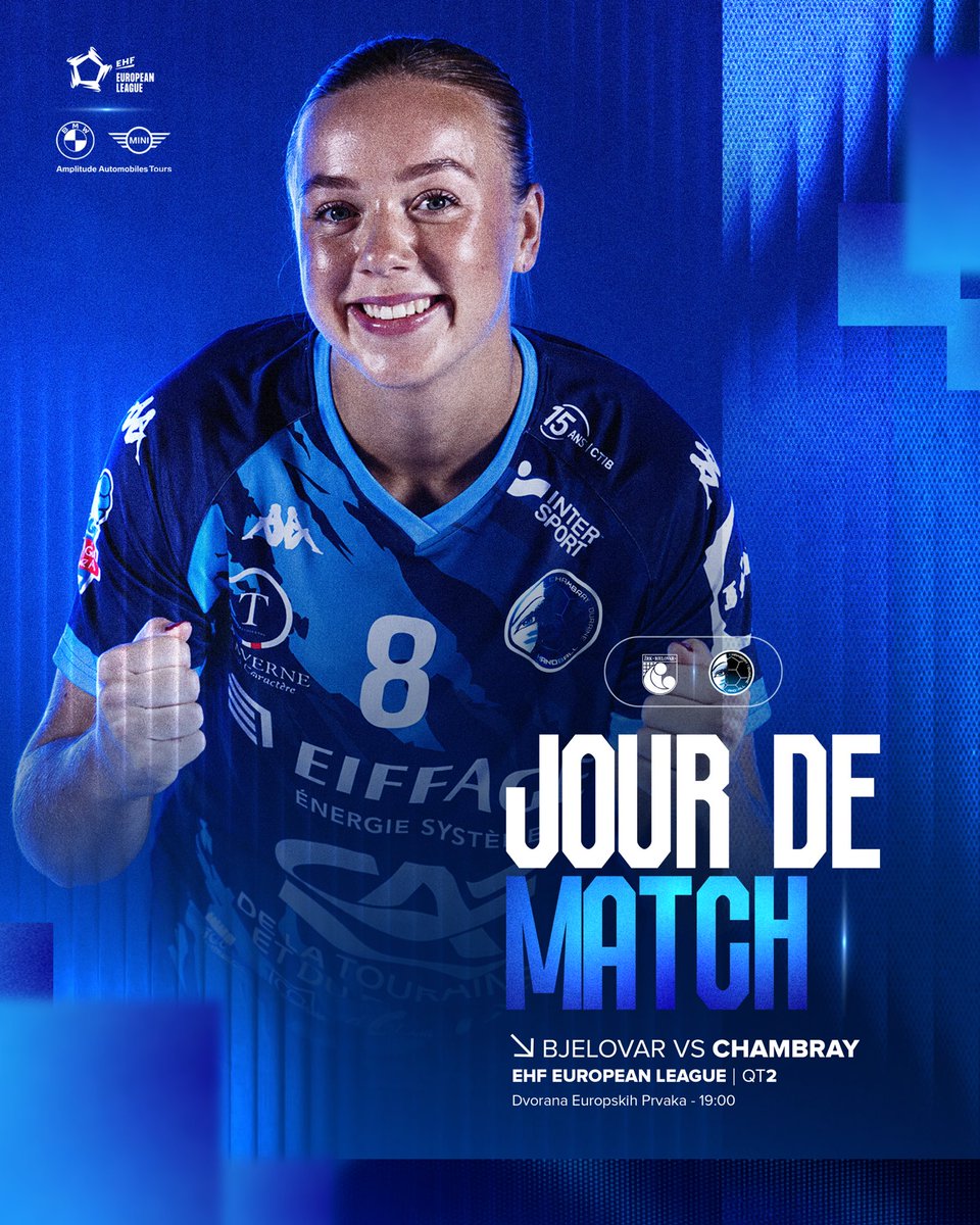 CTHandBall's tweet photo. 𝗝𝗢𝗨𝗥 𝗗𝗘 𝗠𝗔𝗧𝗖𝗛 🇪🇺

La Coupe d’Europe débute ce soir ! 🔥

Nos Conquérantes lancent leur campagne européenne en Croatie face à Bjelovar, pour le match aller de ce tour de qualification. 🇭🇷

📺 Non diffusé
⌚ 19h00
📍 Dvorana Europskih Prvaka

#CTHB | #UnisEtEnConquête https://t.co/ounLoQ2HdX
