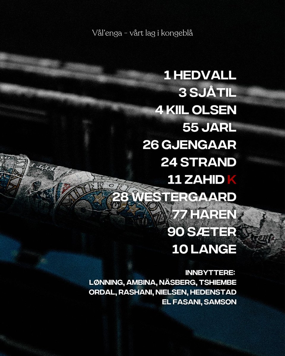 ValerengaOslo's tweet photo. Dette er laget som starter dagens treningskamp mot HamKam på Intility Arena 👋🏼

https://t.co/flKdhIEHv6 https://t.co/mAoIEuSTmD